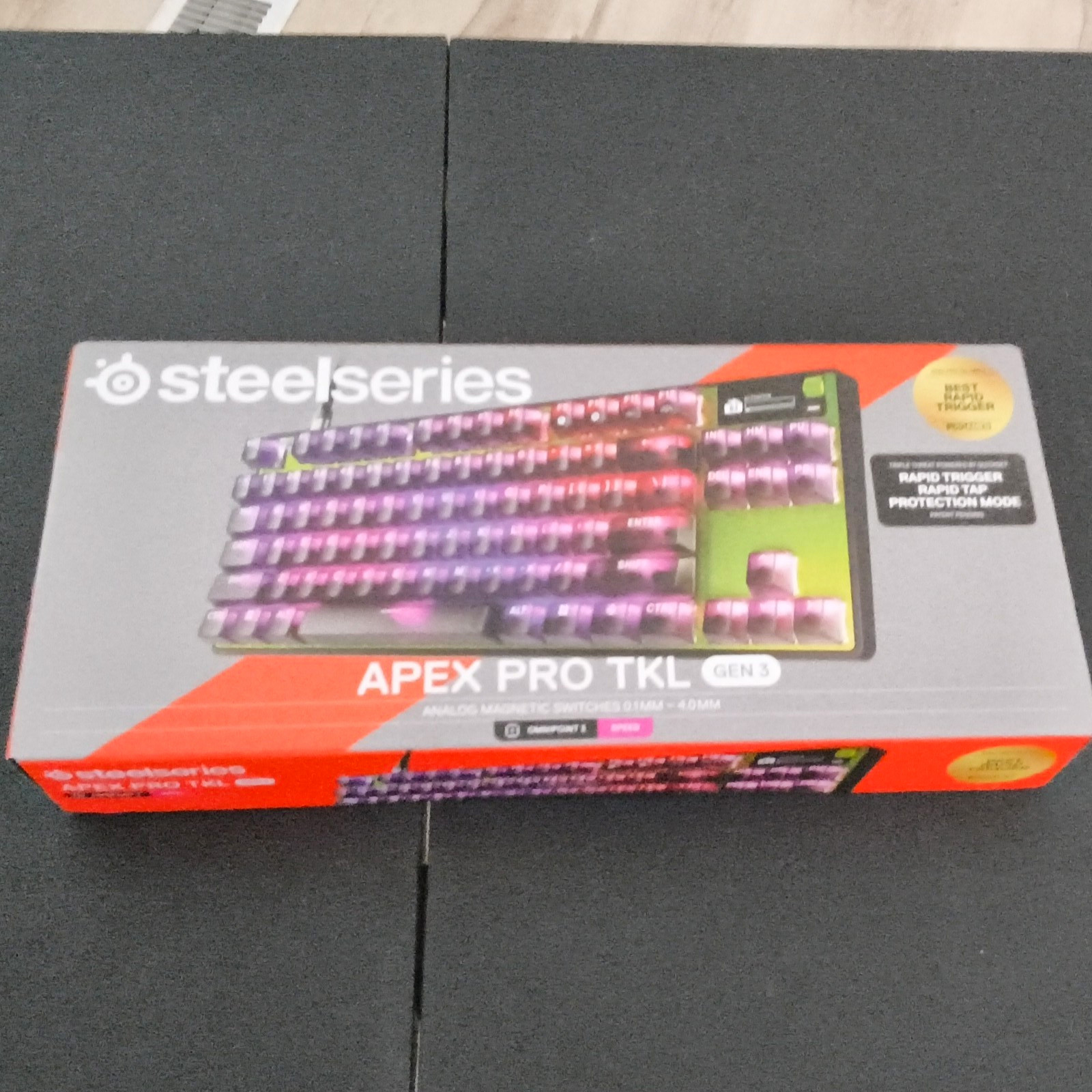 SteelSeries Apex Pro TKL Gen 3 Wired USB RGB Gaming Keyboard Black EN QWERTY
