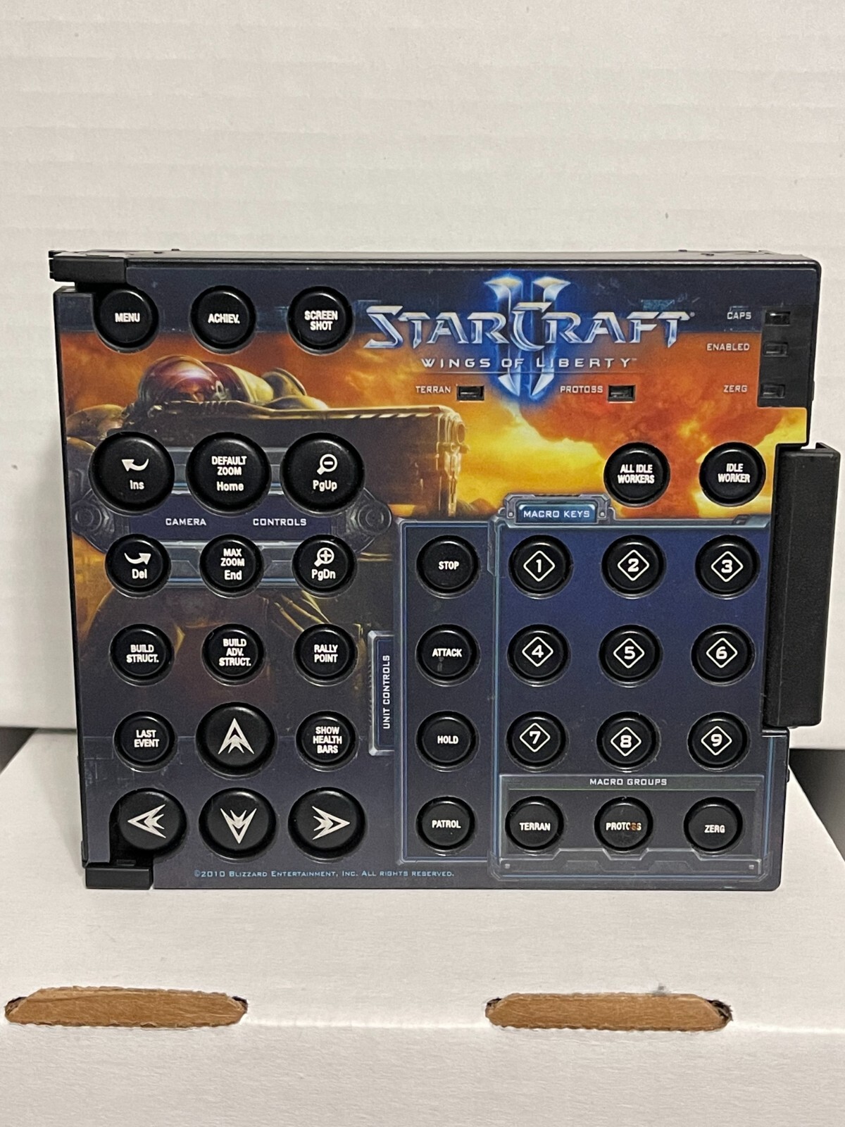 Starcraft II Gaming Keyboard Steelseries Ideazon Zboard Keyset Limited Ed. USB