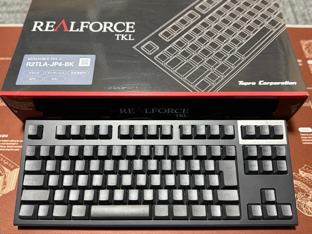 Topre REALFORCE R2TLA-JP4-BK Japanese Layout Tenkeyless Computer Keyboard Used