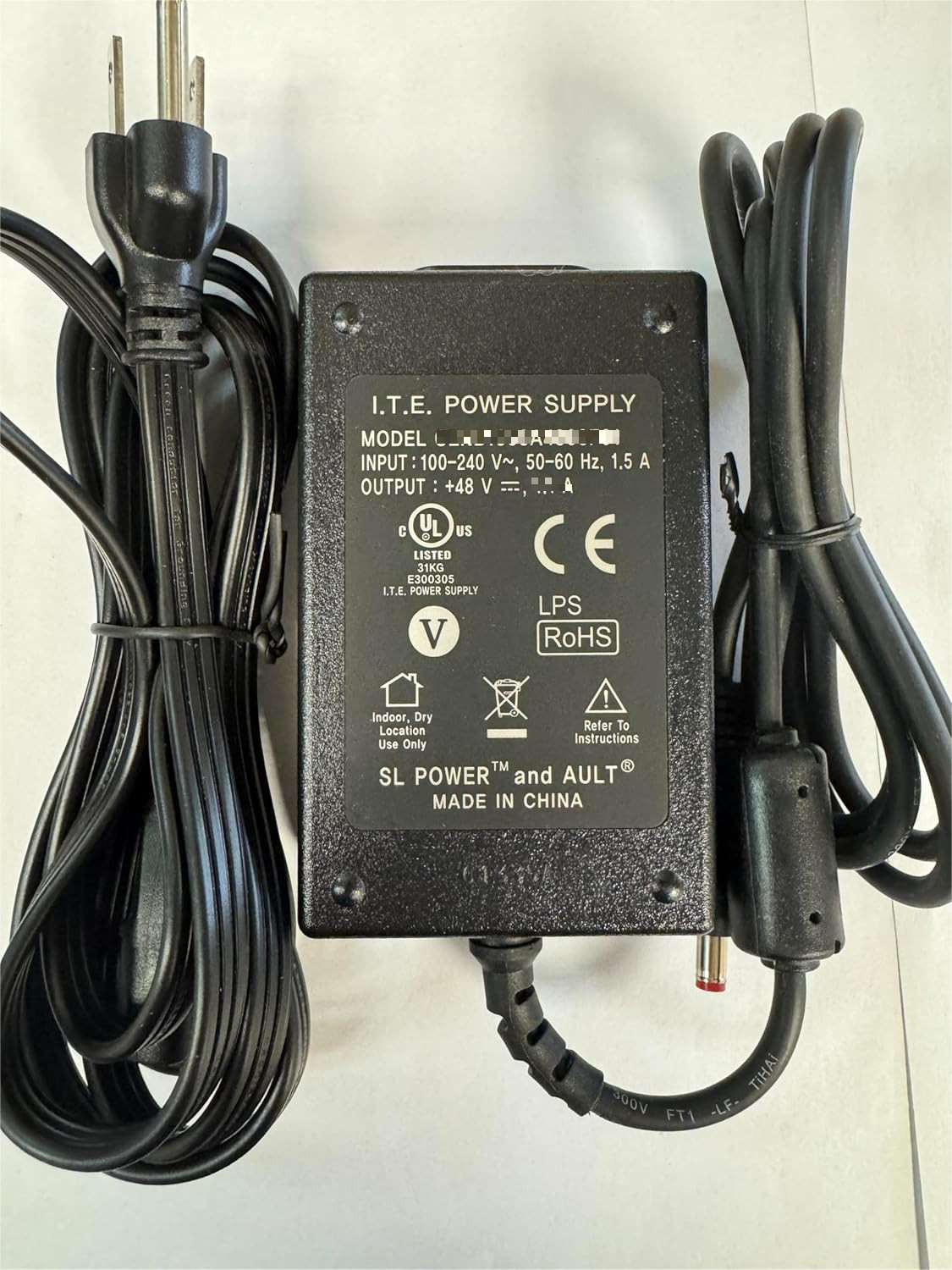 48V AC DC Adapter For Aruba AP-505H APINH505 Wireless Hospitality Access Point