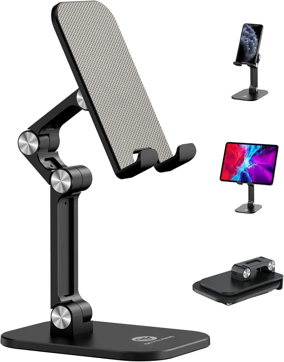 OCYCLONE Phone Stand, Adjustable Height and Angle Foldable Cell Phone Stand