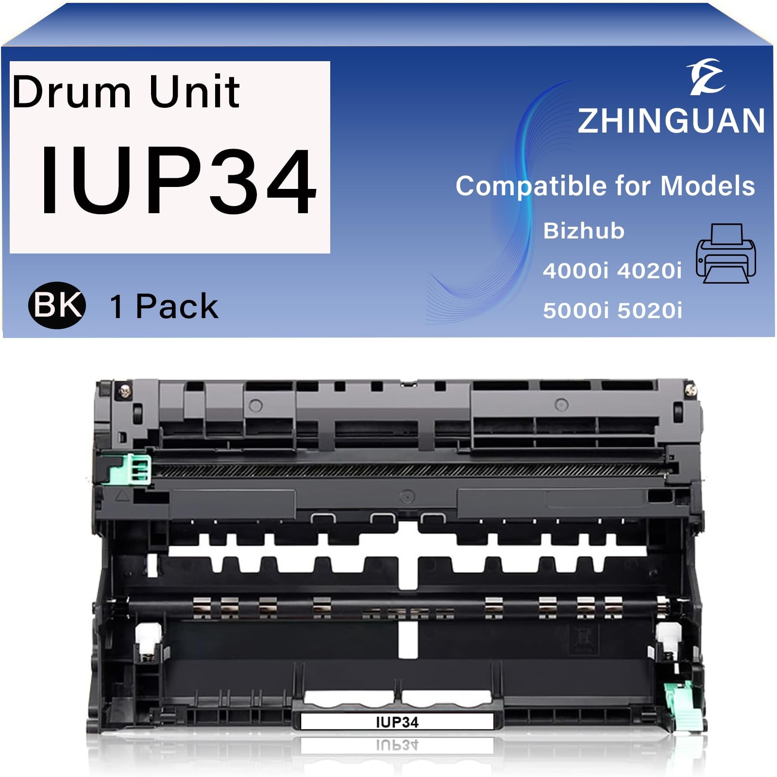 ZHINGUAN IUP-34 IUP34 IUP-37 IUP37 (ACEY01D) Imaging Drum Unit Work for Konica M