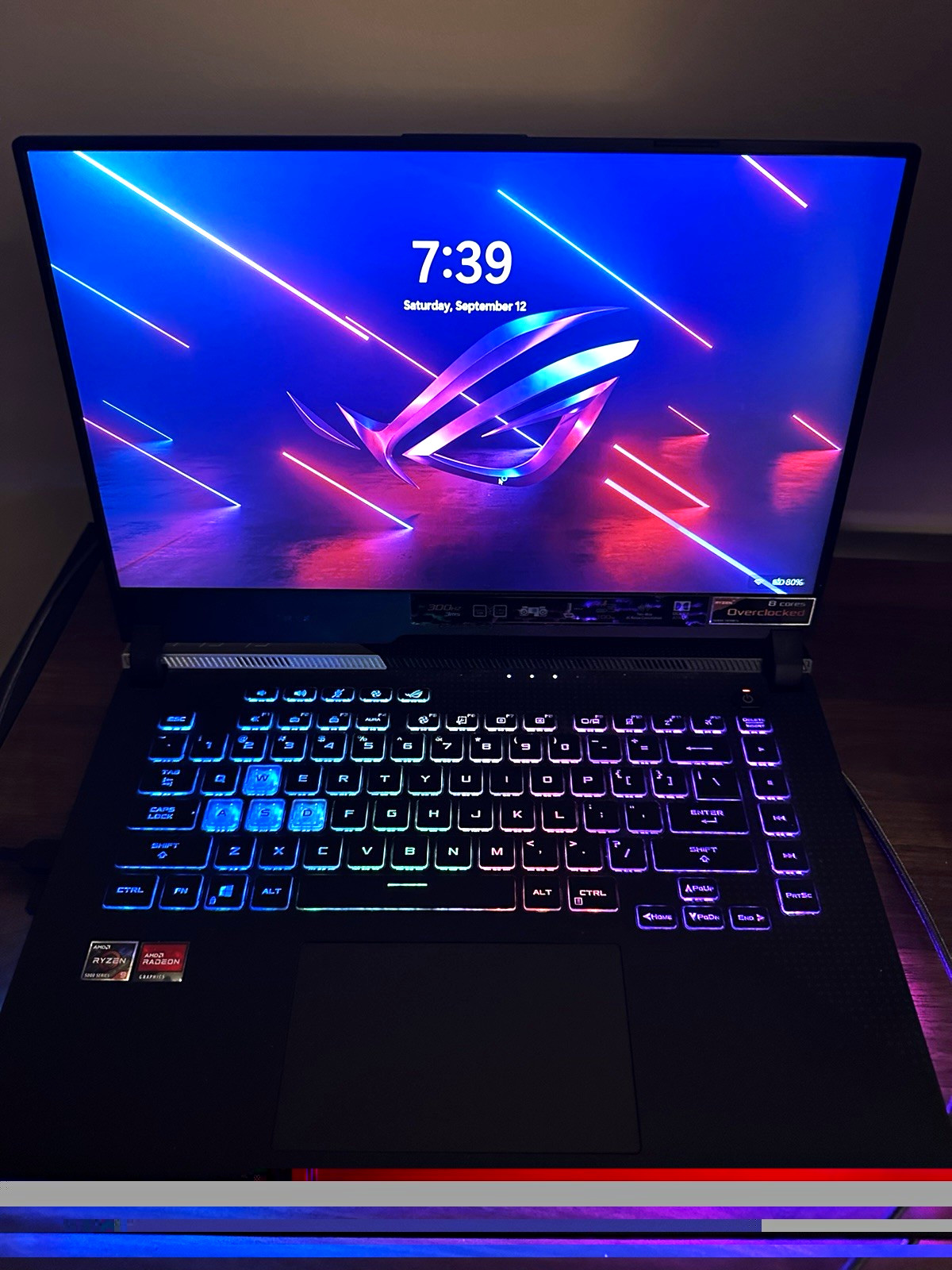 ASUS ROG Strix G15 15.6" FHD Laptop Ryzen 9-5900HX AMD RX 6800M 16GB Ram 512GB