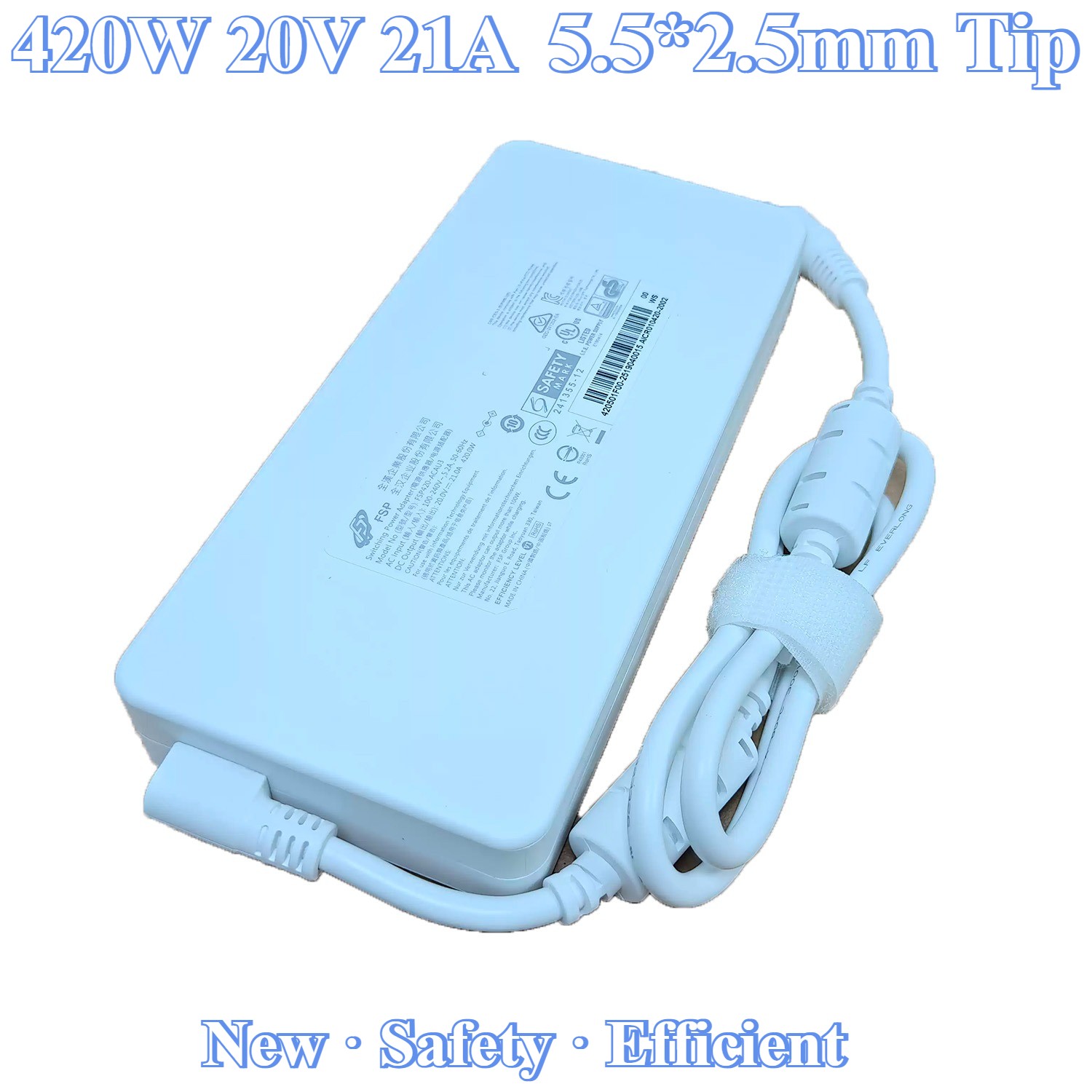 Original FSP 420W 20V 21A Charger 5.5*2.5mm Tip AC Adapter Power Supply