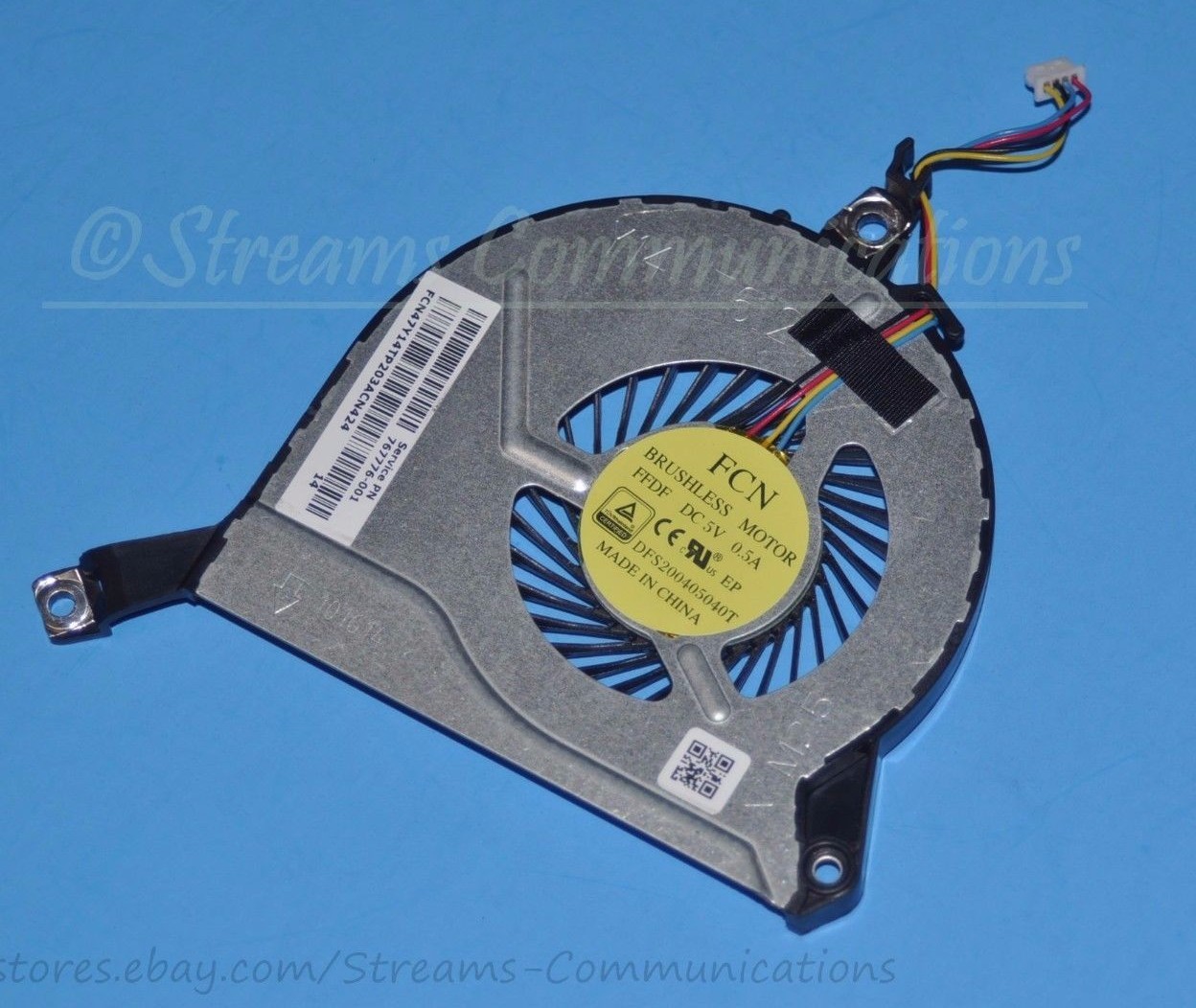 HP Beats Special Edition Touchscreen Red Laptop CPU Cooling FAN