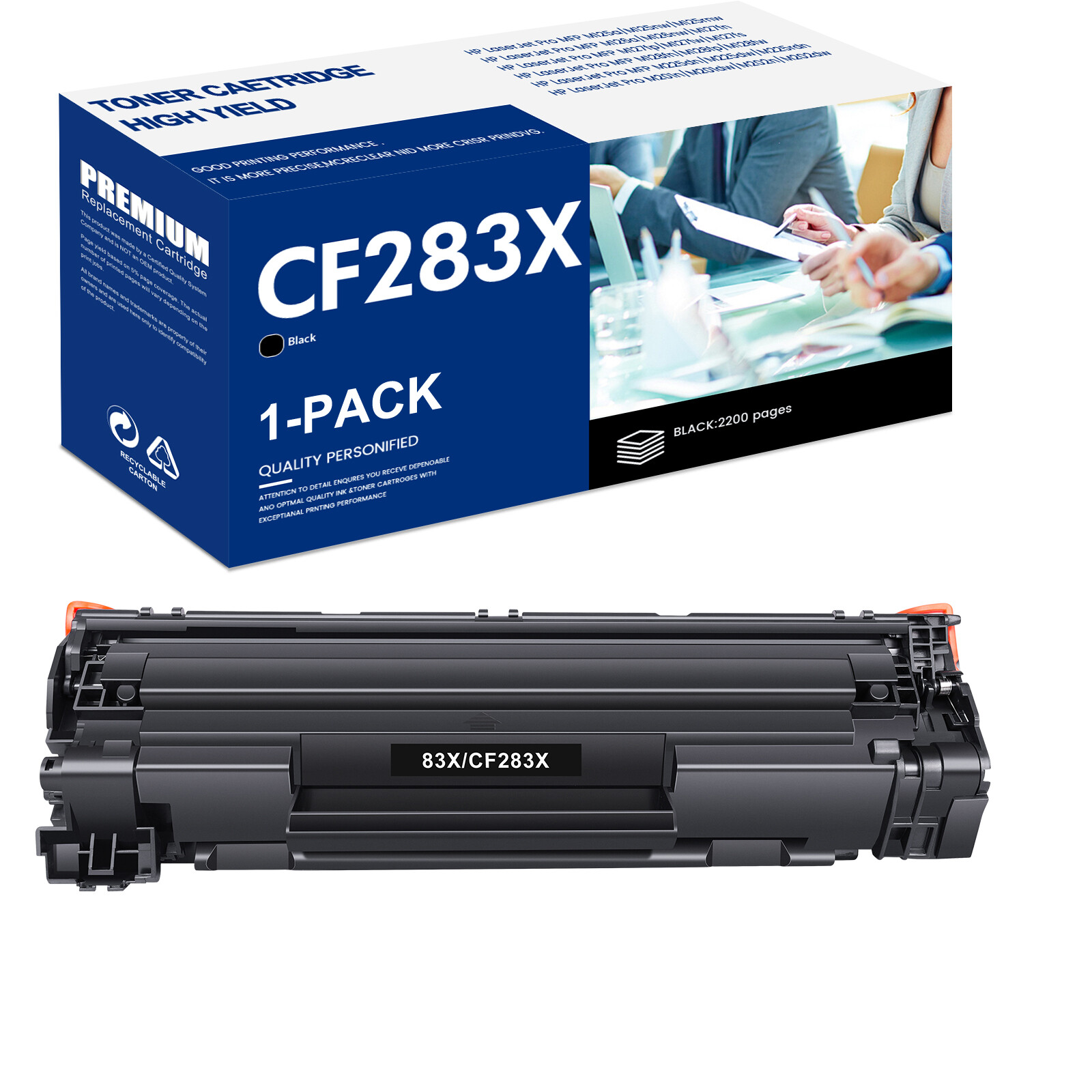 CF283A CF283X Toner Compatible For HP 83A 83X LaserJet Pro MFP M225dn M201n Lot