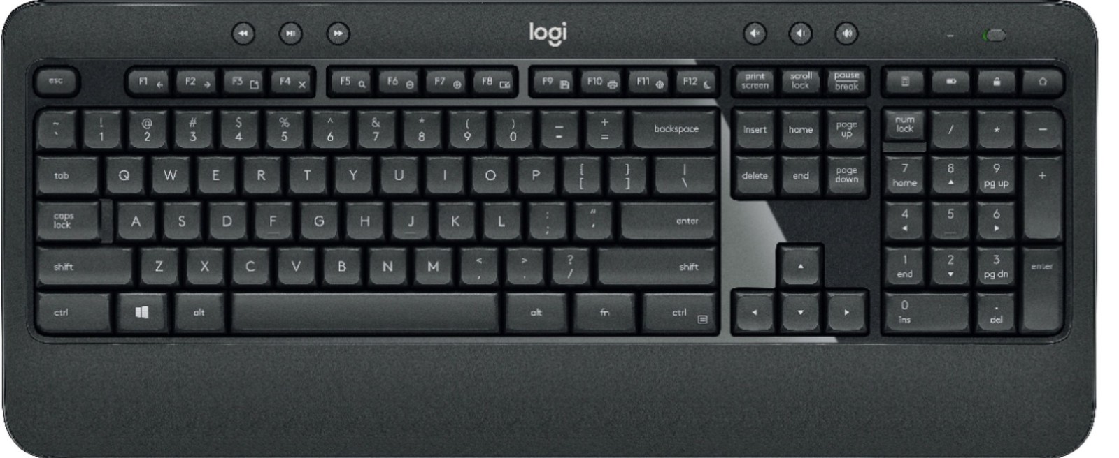 Logitech K540 Keyboard - Black (NO RECEIVER) (/RT6-15289-K540-MP-UG)