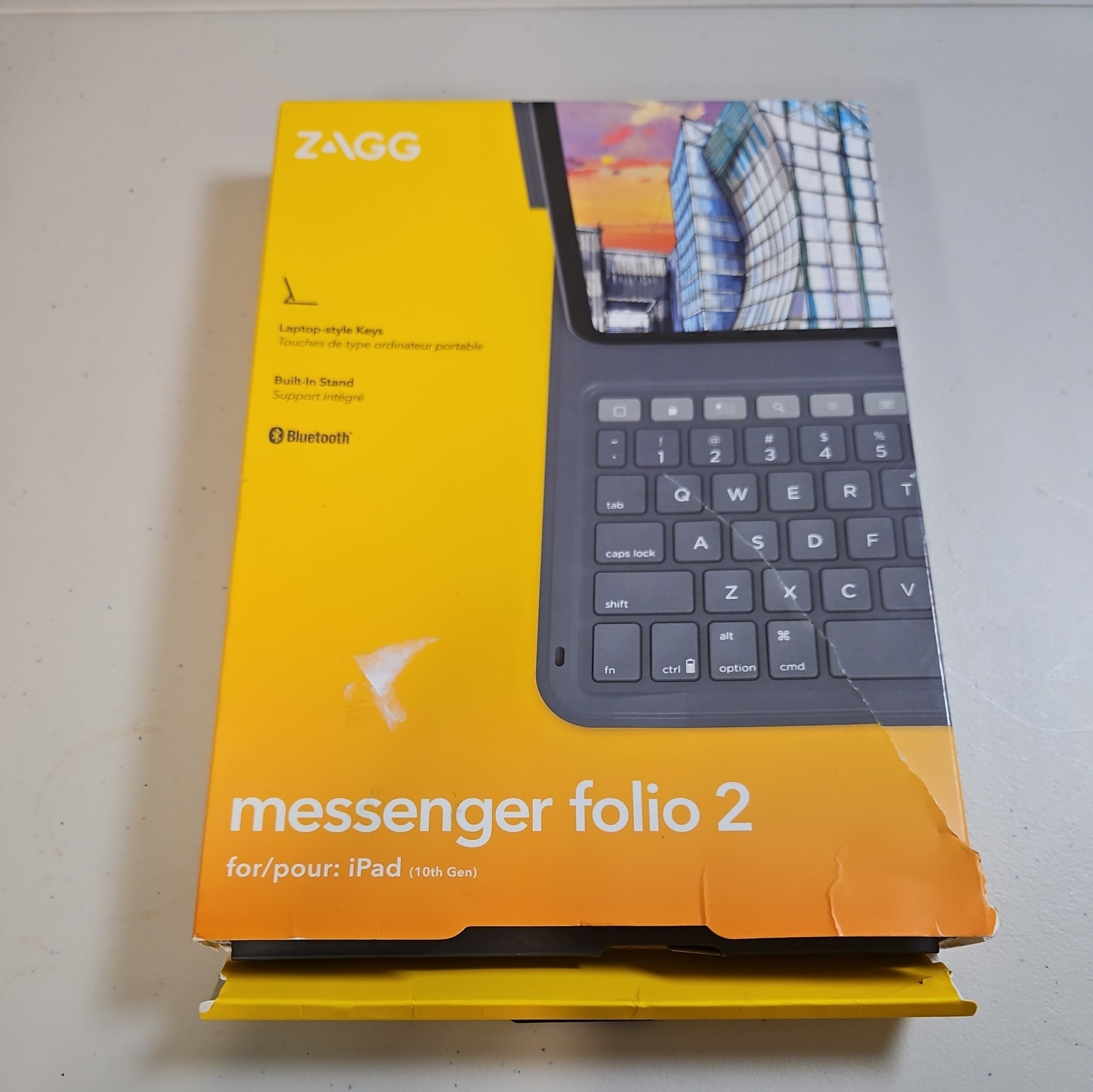 ZAGG Messenger Folio 2 Keyboard/Case iPad 11" (A16) & 10.9-inch 10th Gen OB