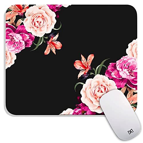 Square Mouse Pad Pretty Peony Flower, Personalized AM001-Pretty Peony Flower