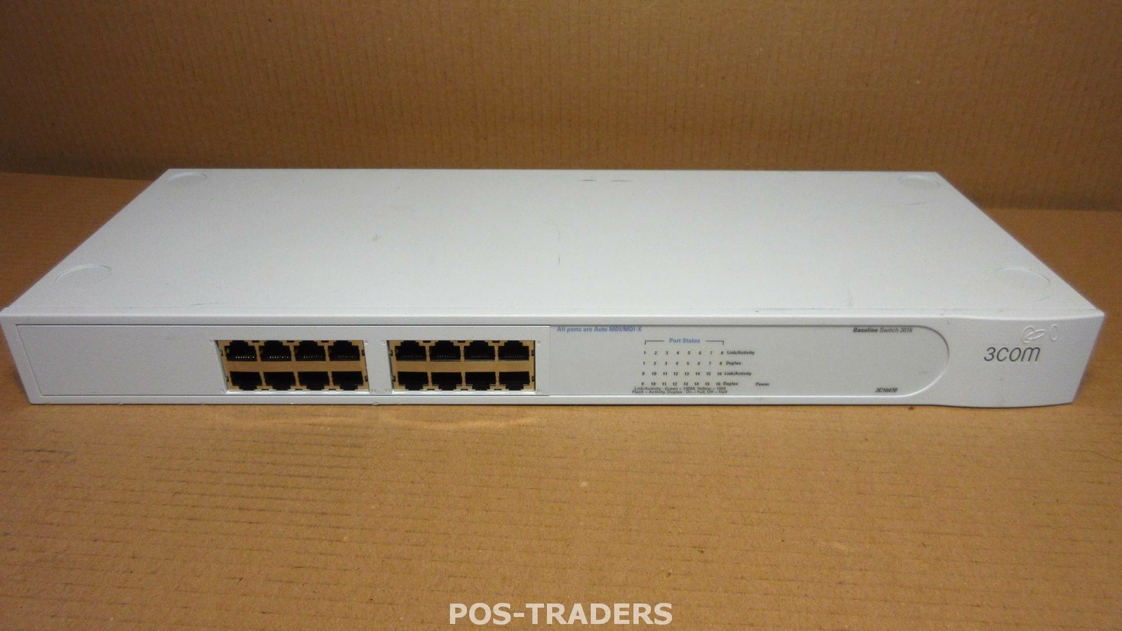 3com 2016 3C16470 Baseline Ethernet 10/100 Switch 16-Port 100Mbps Unmanaged