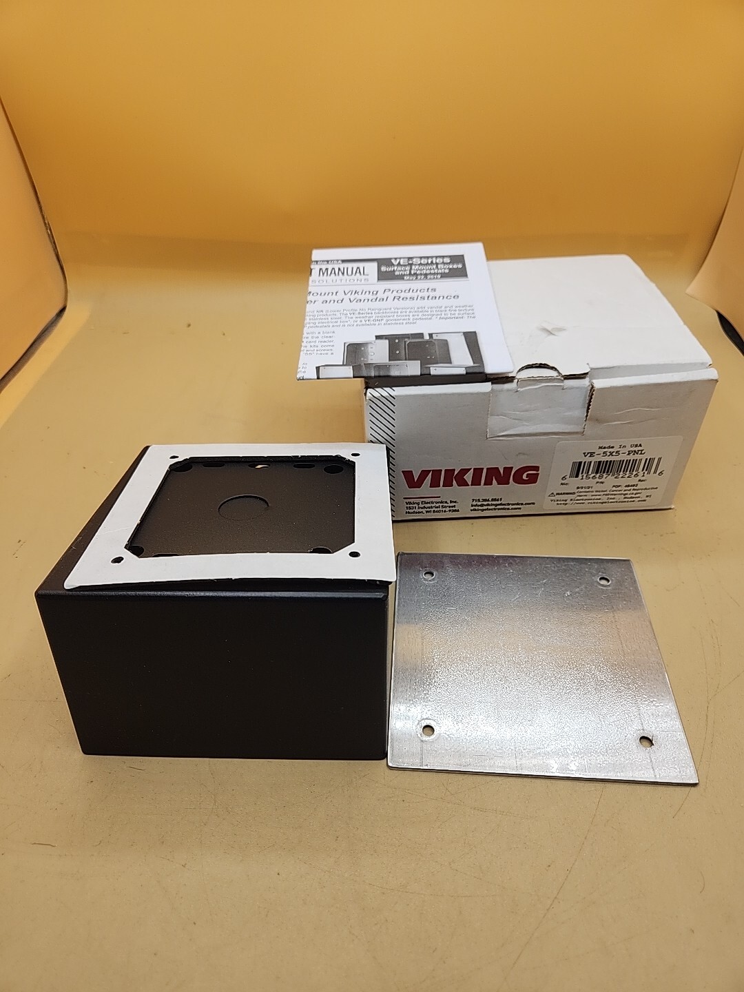 Viking VE-Series VE-5X5-PNL - RF Proximity Reader Mounting Kit VK-VE-5X5-PNL NEW