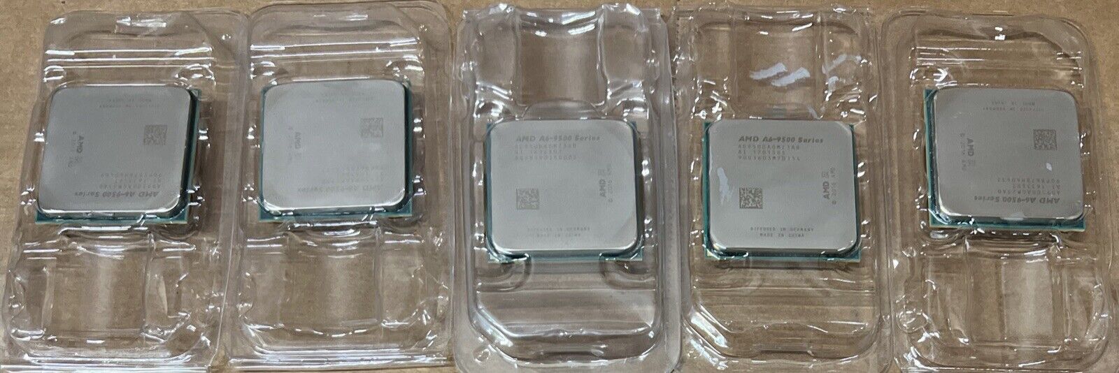 Lot of 5 AMD A6-Series A6-9500 3.5GHz AM4 AD9500AGM23AB Desktop