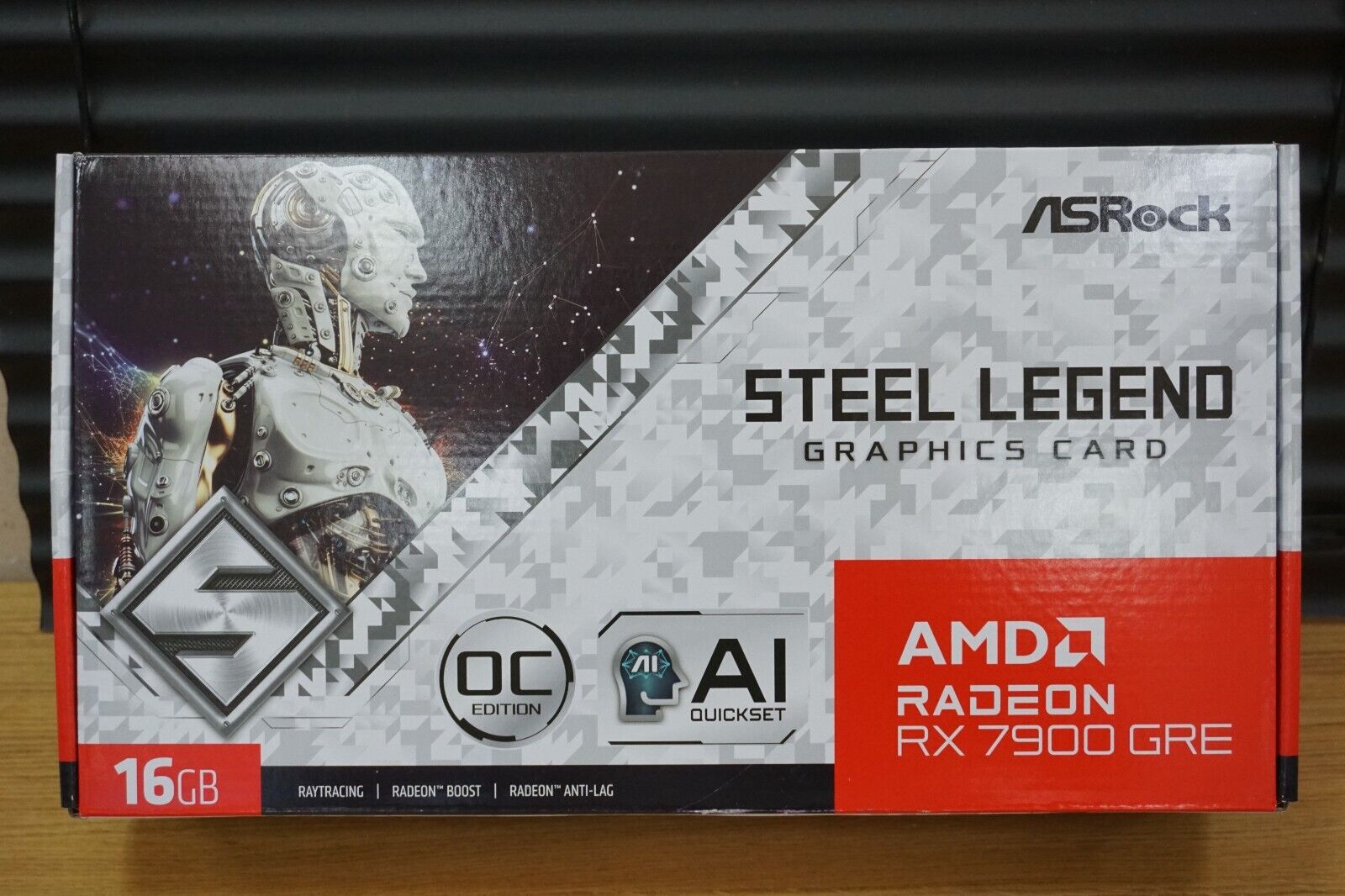 ASROCK STEEL LEGEND RADEON RX 7900 GRE 16GB GDDR6 PCIE 4.0 ATX GRAPHICS CARD GPU