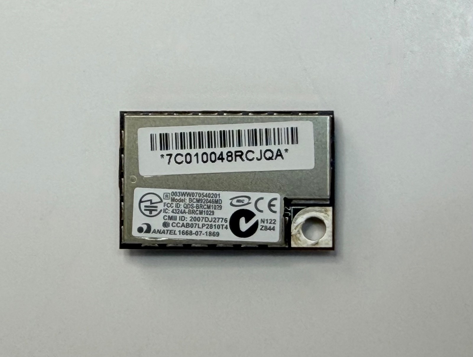 Mac Part Bluetooth Board 922-8467 Broadcom BCM92046MD