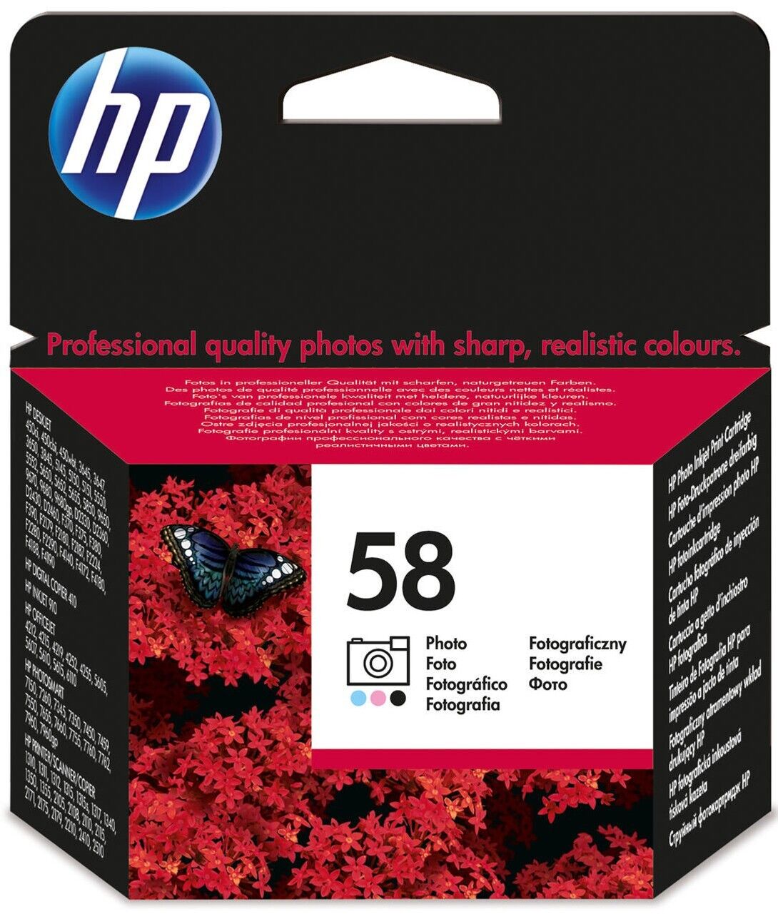 NEW HP #58 Photo Color Ink Cartridge GENUINE