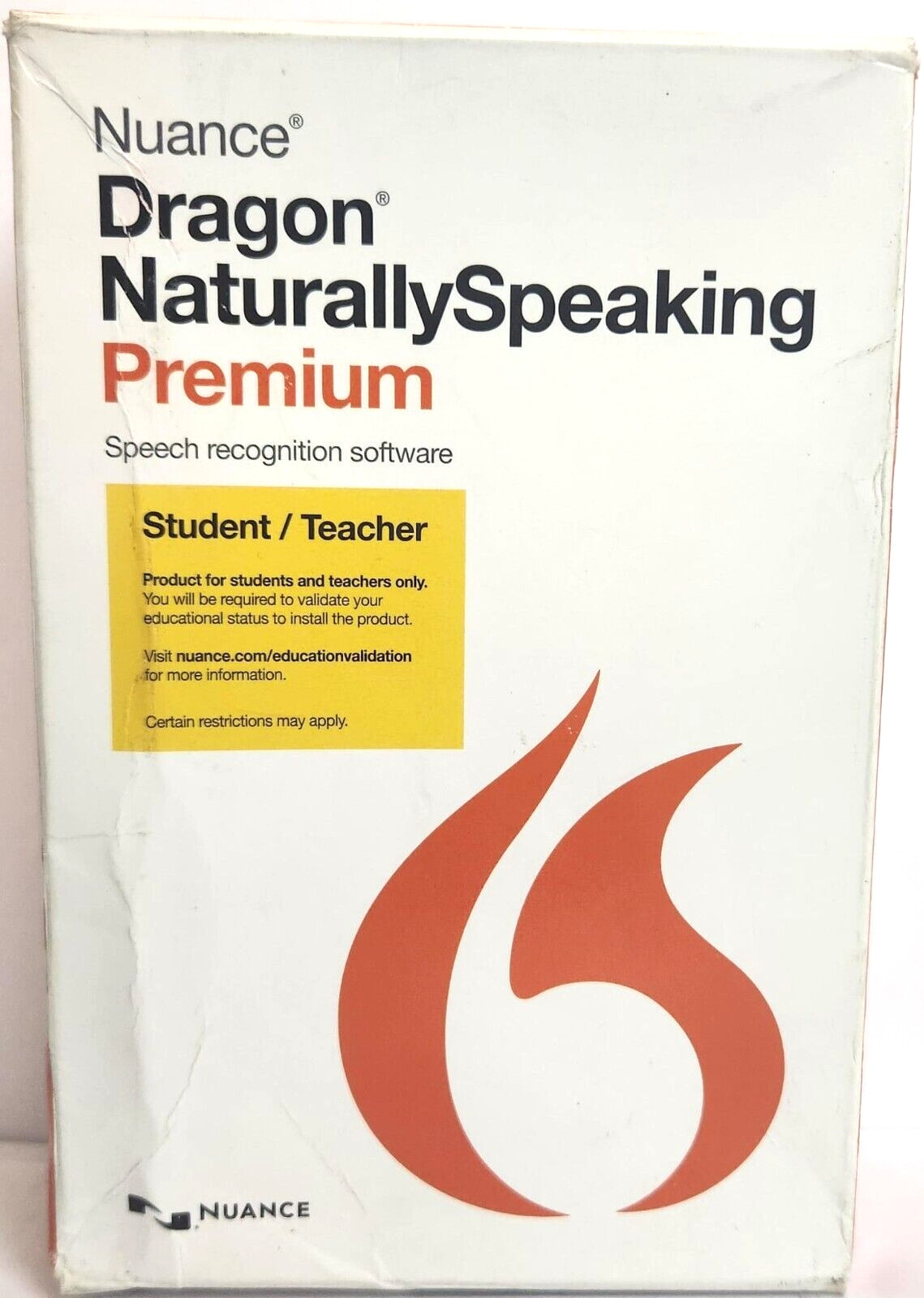 Dragon NaturallySpeaking 13 Premium Student/Teacher Edition (ID required)