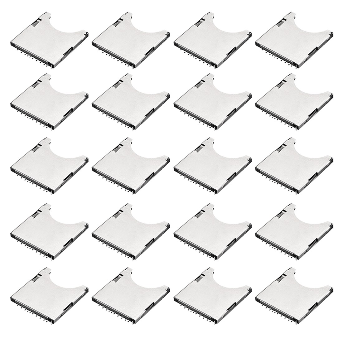 SD Memory Card Socket Holder Spring Loaded Push Type 10 Pin 20pcs