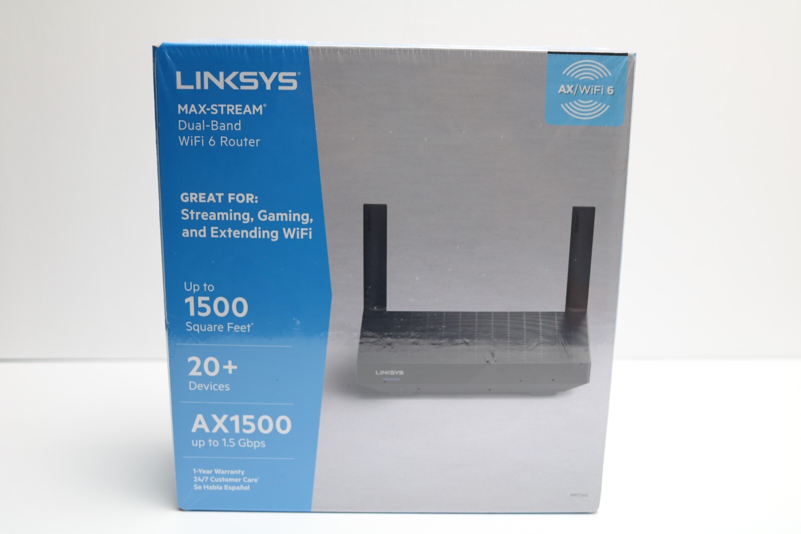 Linksys Max Stream Dual Band AX1500 WiFi 6 Router (MR7340)