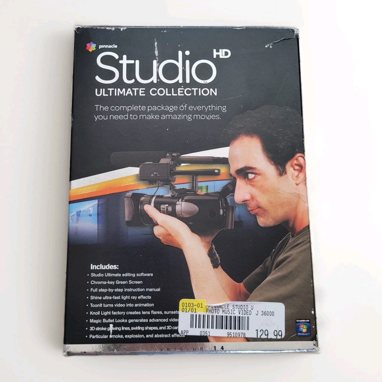 Pinnacle Studio HD Ultimate Collection Version 14 - Open Box NEW Internally