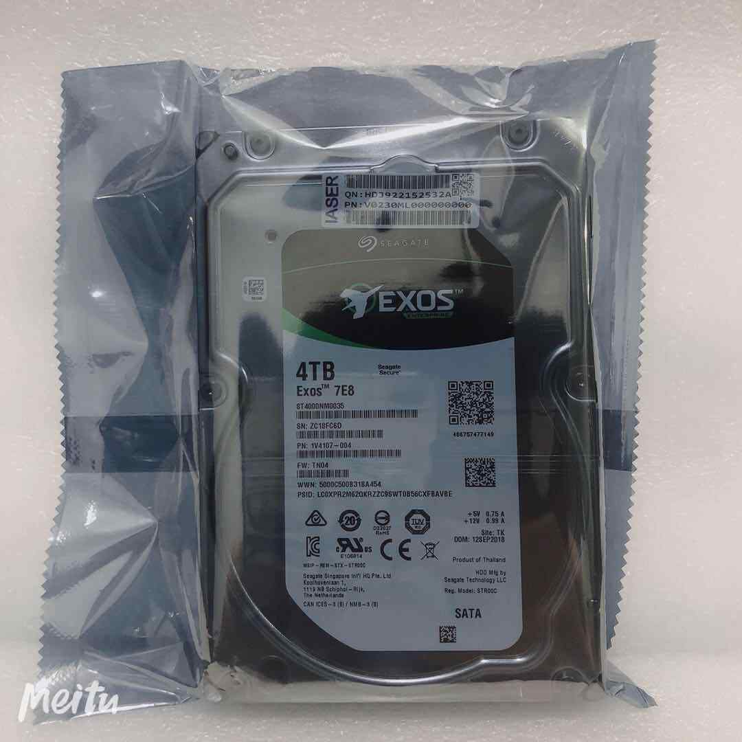 Seagate ST4000NM0035 Exos Enterprise 4TB Internal 7200RPM 3.5in. Hard Disk Drive