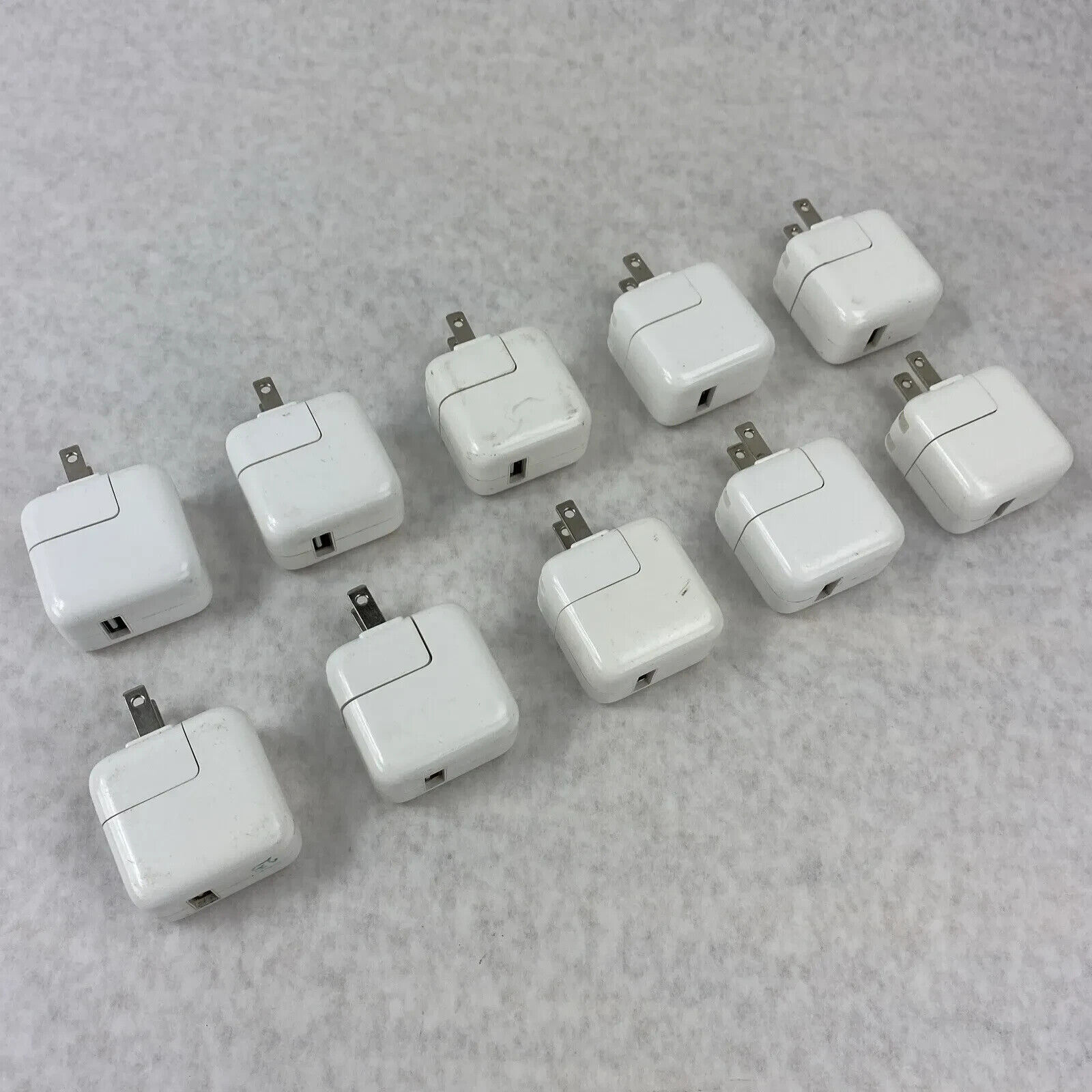 Lot of 10 OEM Apple USB Power AdapterS for iPhone & iPad W/ FREEE FAST SHIPPING