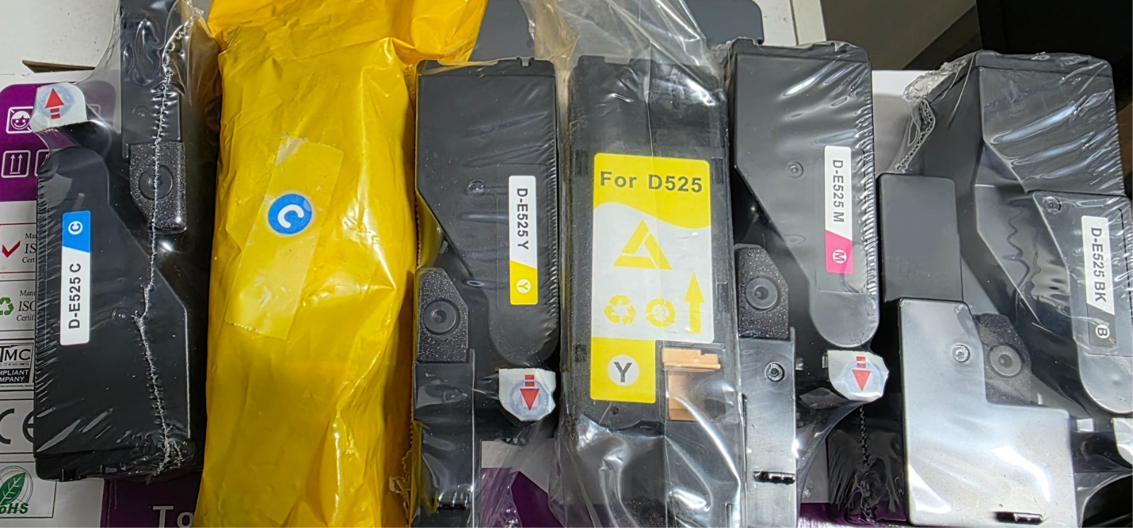 6-Pack Toner Misc LOT Cartridge Set for Dell E525w E525