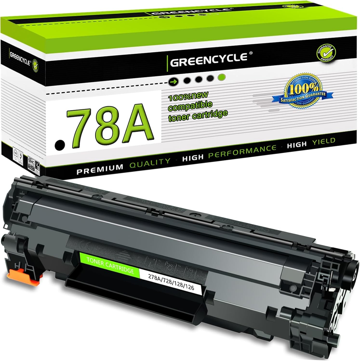 CE278A 78A Toner Cartridge Compatible with HP LaserJet P1566 P1606 P1536 MFP