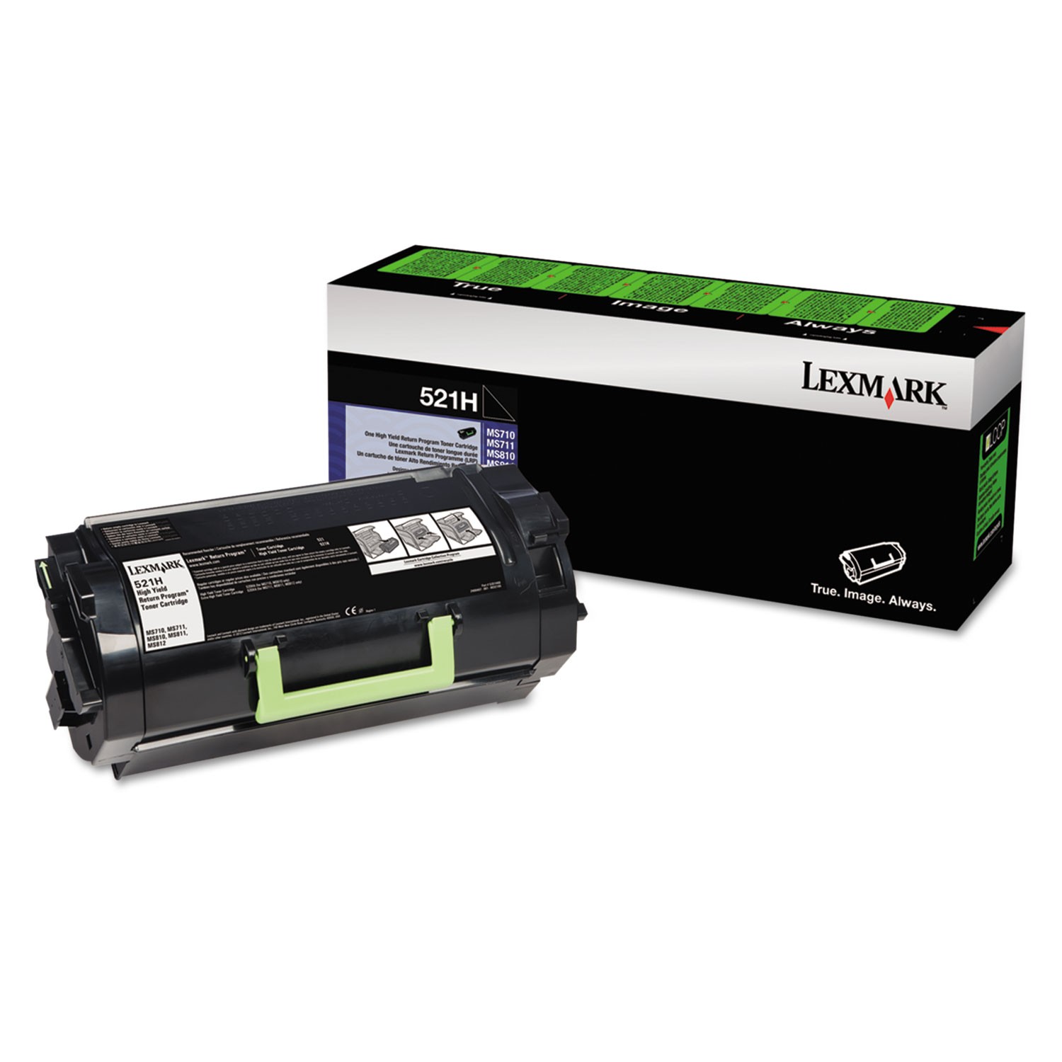 Lexmark 52D1H00 (LEX-521H) High-Yield Toner, Black