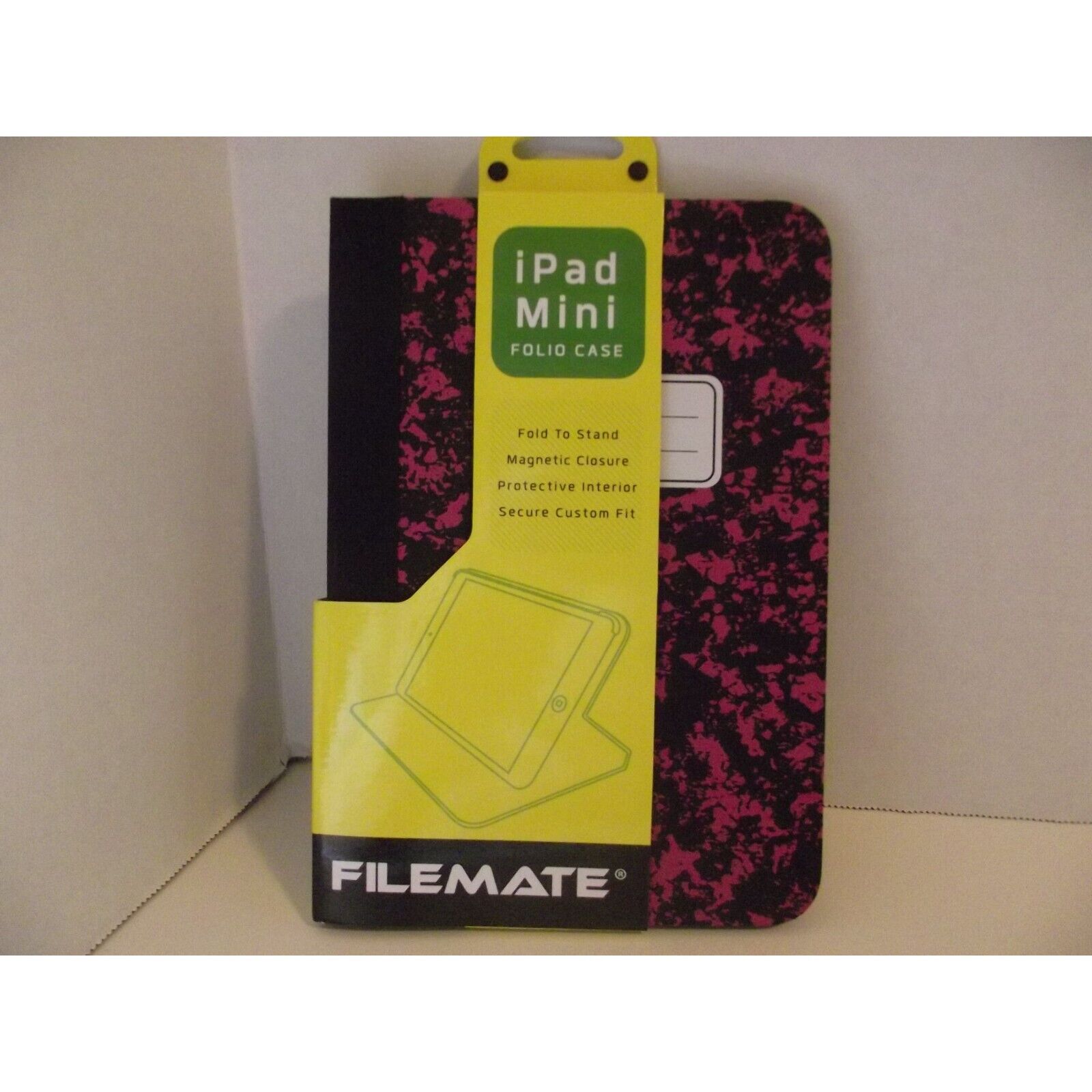 Red, Violet, and Black FILEMATE I-Pad Mini Folding Case       B1C     5/7/24