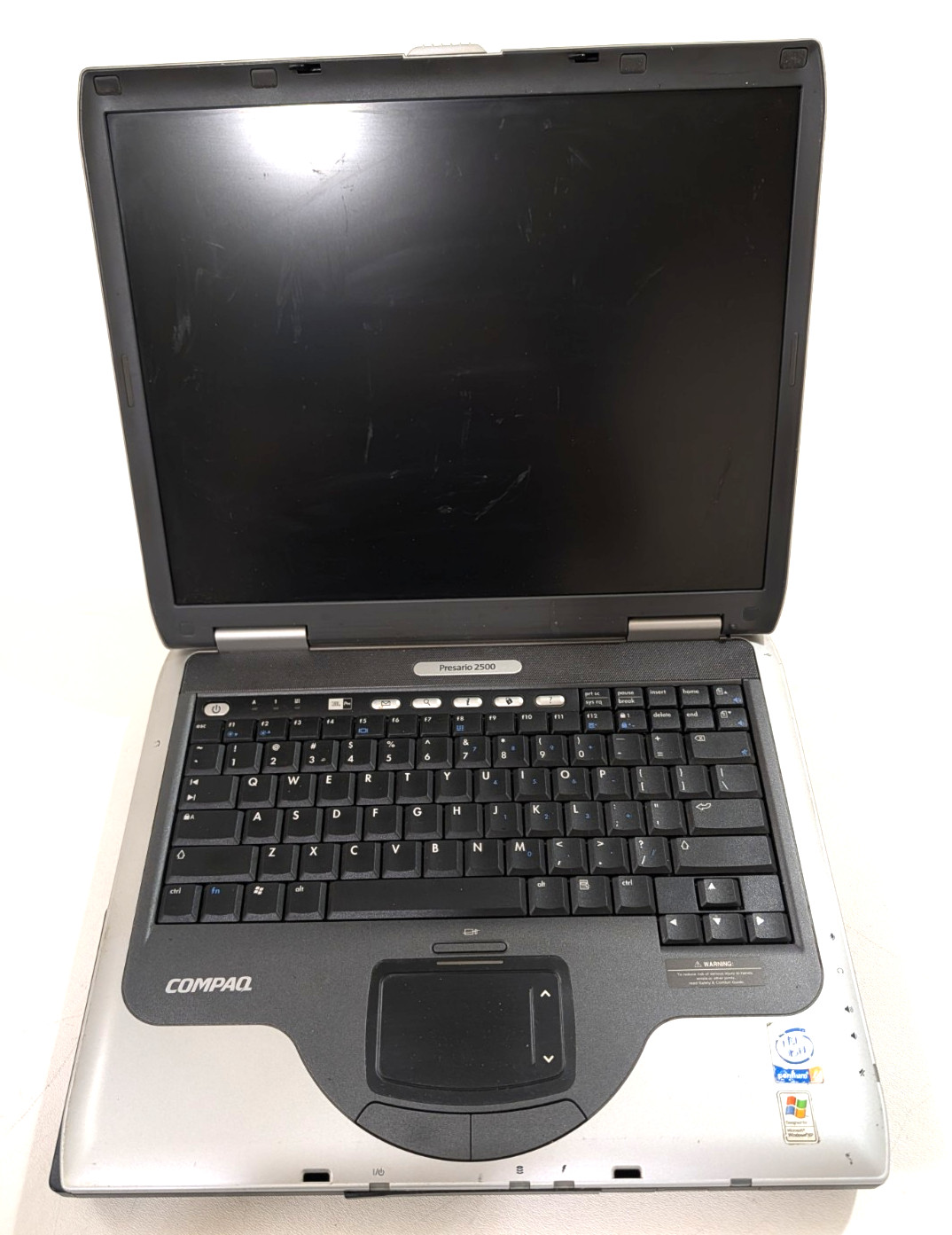 Compaq Presario 2500 Pentium Windows XP No Charger UNTESTED