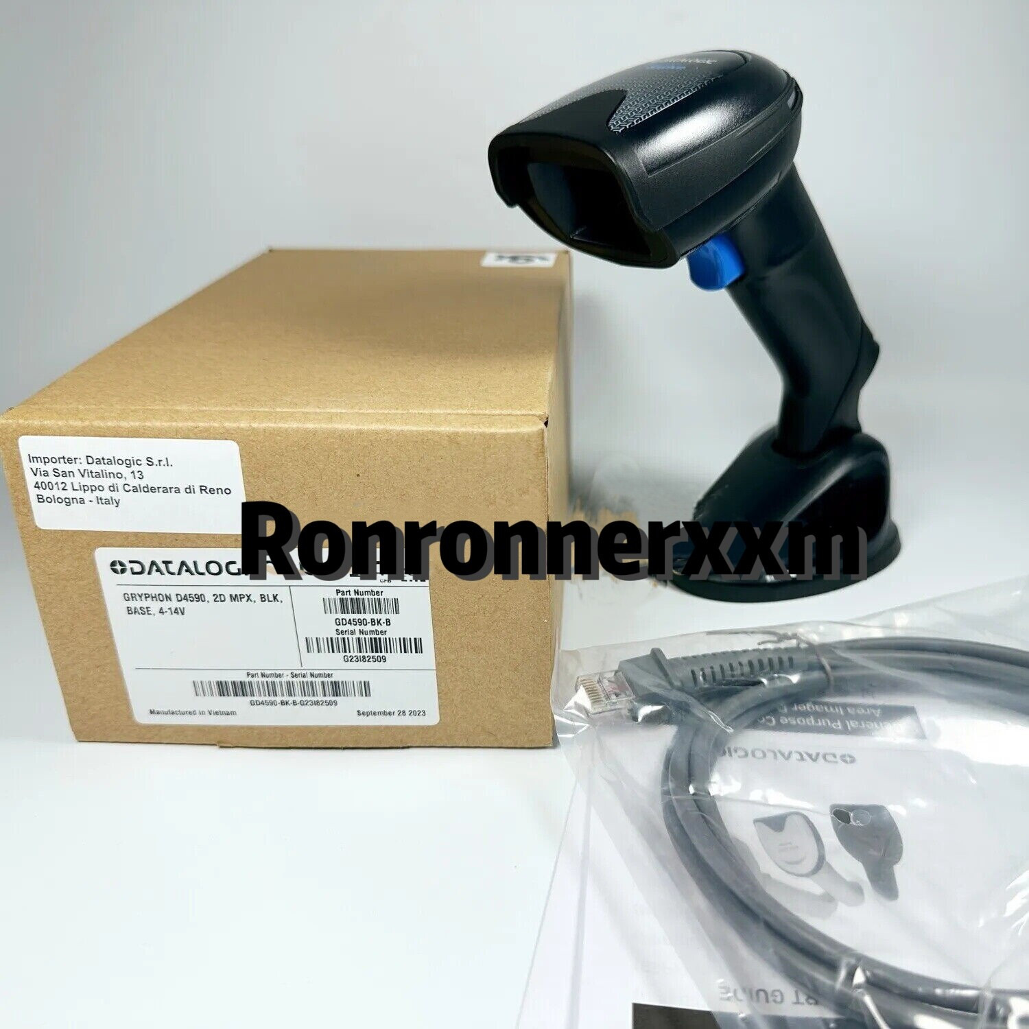 10PCS Gryphon GD4590-BK-B 1D 2D Handheld Barcode Scanner Reader With Base 1 SET