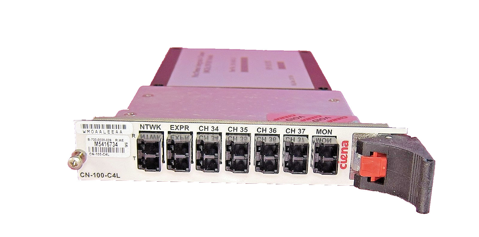 Genuine Ciena CN-100-C4L (B-720-0020-026 R:AE) 4-Channel 100Ghz DWDM Module