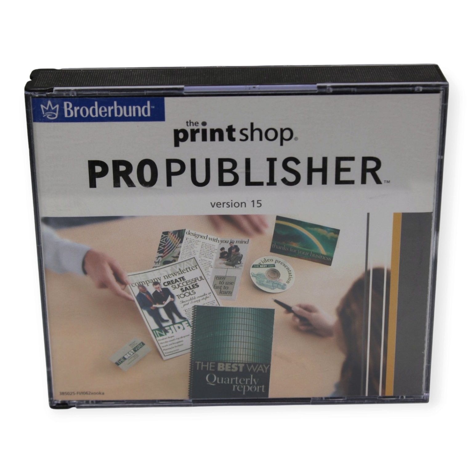 Broderbund The Print Shop Pro Publisher Version 15 Cd-rom for Windows 98/XP/NT