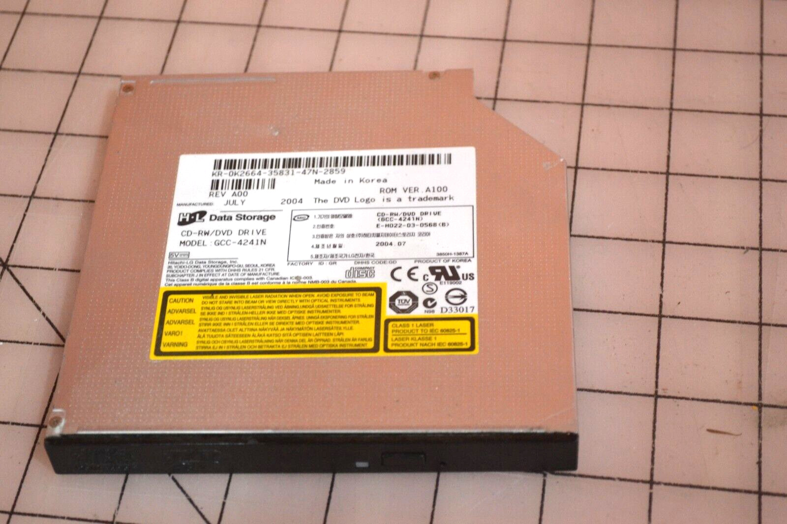 HP GCC-4241N Laptop DVD/CDRW Slim Combo Drive 336431-633