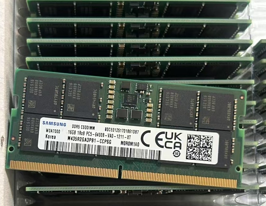 Samsung 16GB DDR5 6400 Laptop CSODIMM RAM 1Rx8 PC5-6400B for DELL HP Lenovo Acer