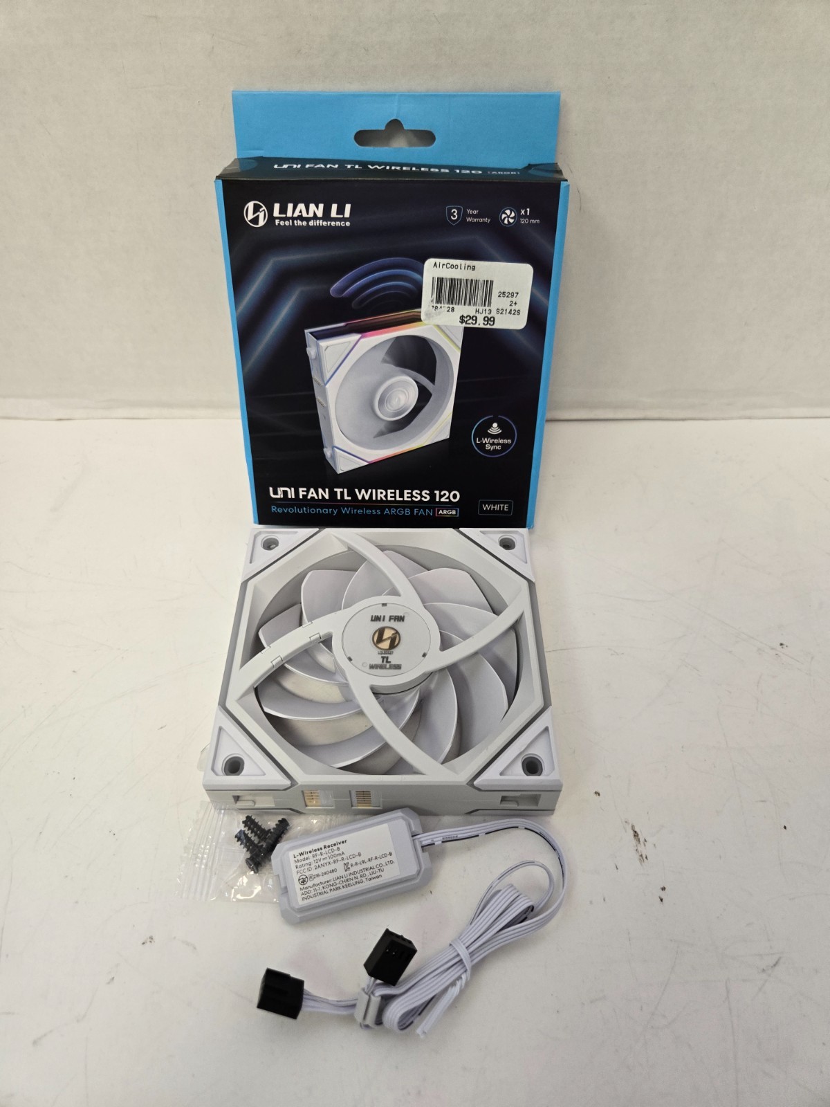 Untested Lian Li TL Wireless 120 - White