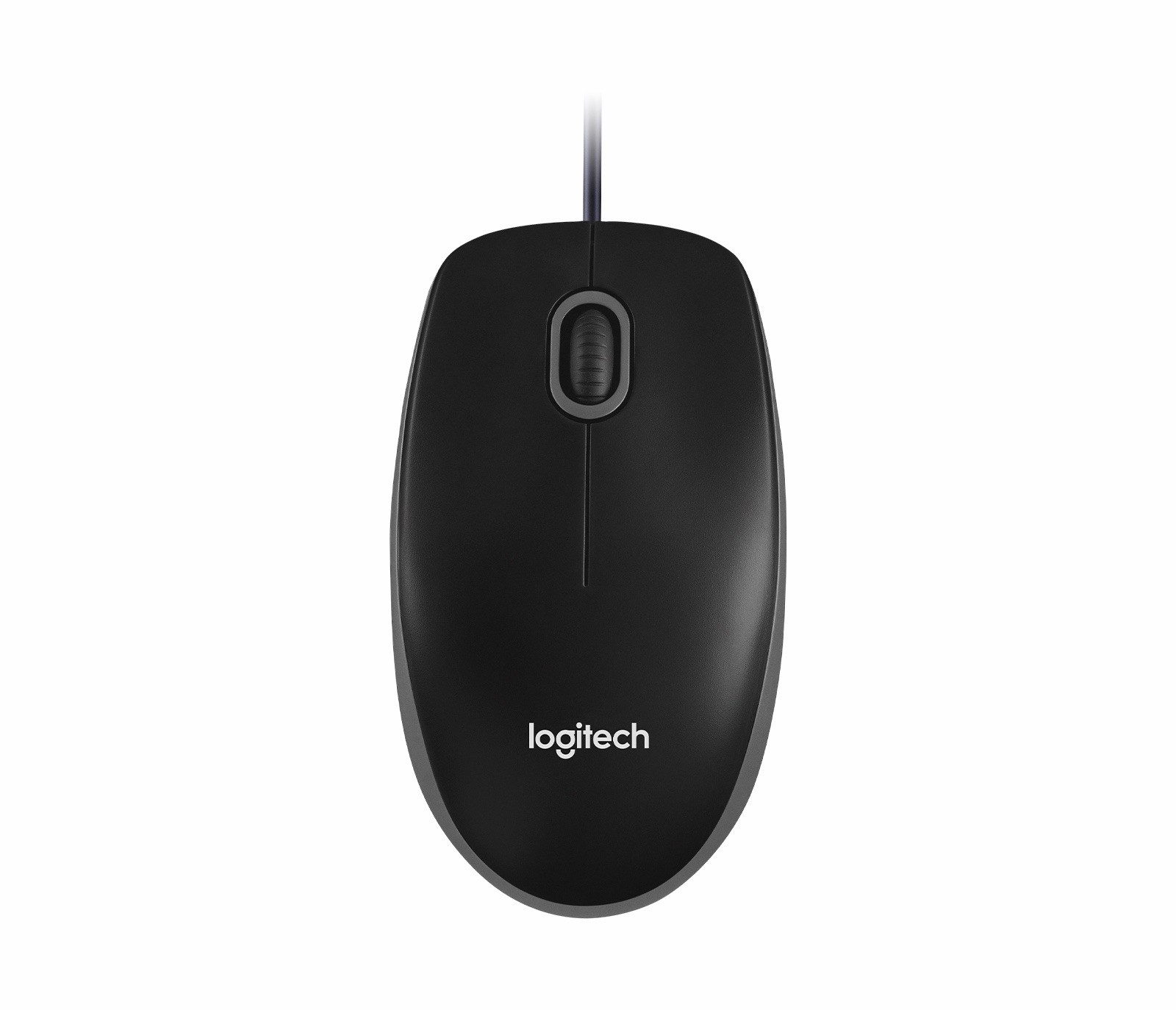 Logitech B100 Wired Optical USB Mouse for Computer and Laptop - Black (LOT OF 5)