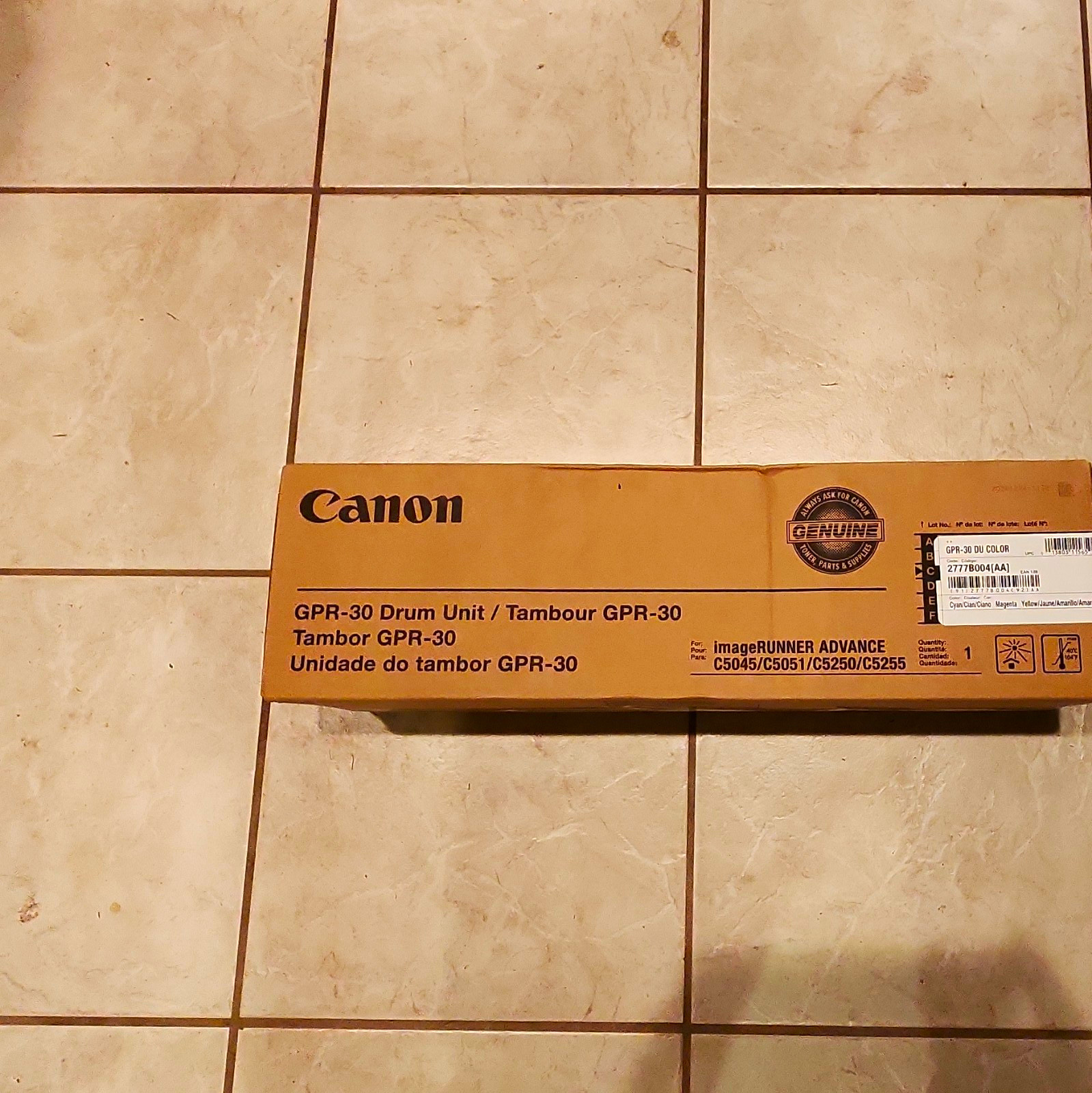 Canon GPR-30 Drum Unit for imageRUNNER ADVANCE C5045 C5051 C5250 C5255