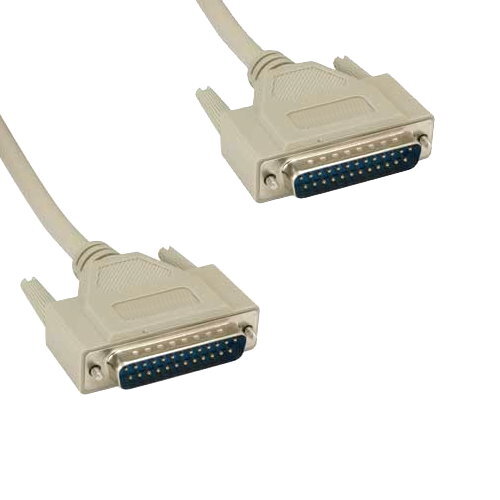 10PCS 6' DB25 25Pin Male to Male Cable 28AWG Serial RS-232 Printer DTE Scanner