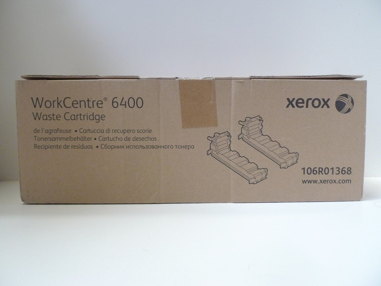 XEROX 106R01368, WASTE CARTRIDGE (2 PER PACK WORKCENTRE 6400