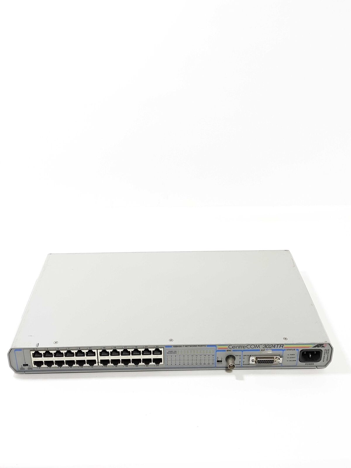 Allied Telesyn International CENTRECOM AT-3024TR 24-Port Multiport Repeater / Ou