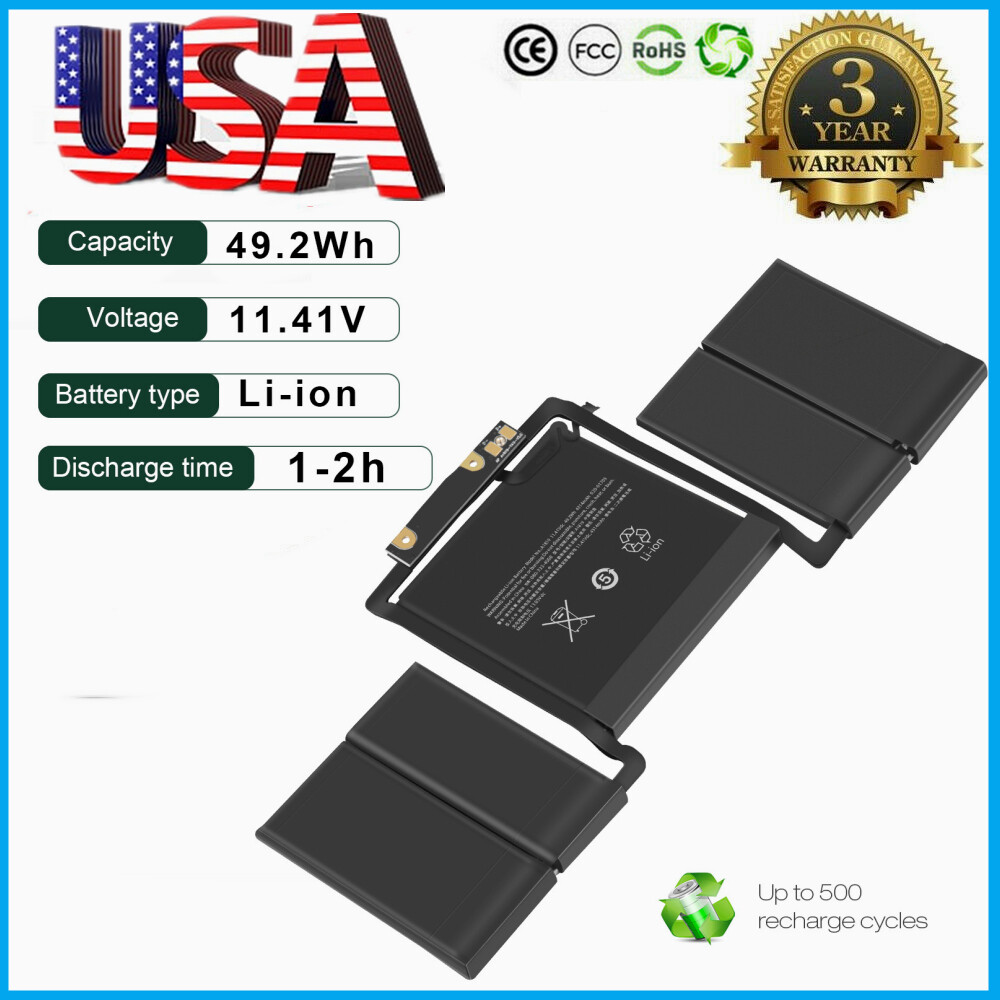✅A1819 A1706 Battery For Macbook Pro 13" A1706 Later 2016 mid 2017 EMC 3071 3163
