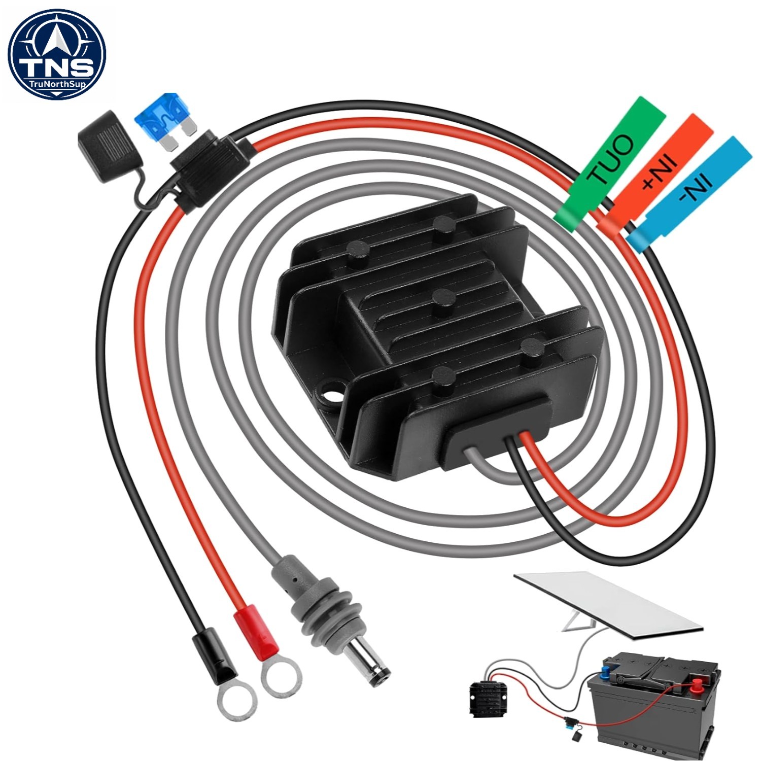 Effortless Starlink Mini 12-Volt DC Adapter with Built-in Safety Features