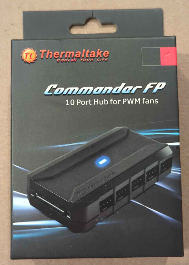 Thermaltake AC-023-AN1NAN-A1 Commander FP 10 Port PWM Fan Hub