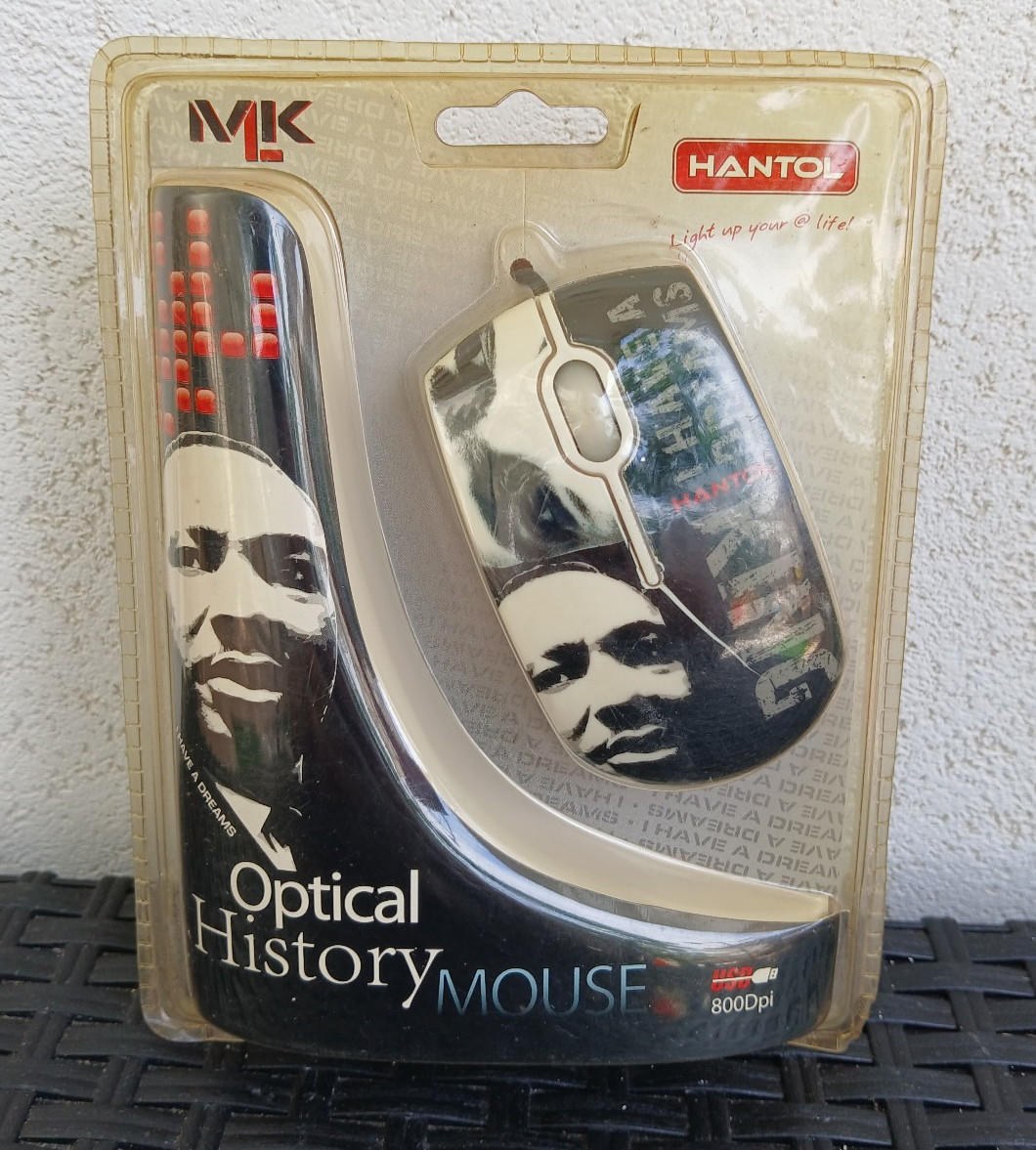 History Hanton I Have a Dreams USB Optical Mouse