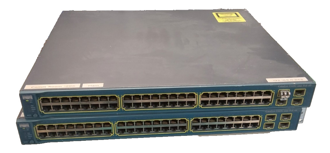 Cisco Catalyst WS-C3560G-48PS-S 48-Port Managed PoE Switch -  Scratches
