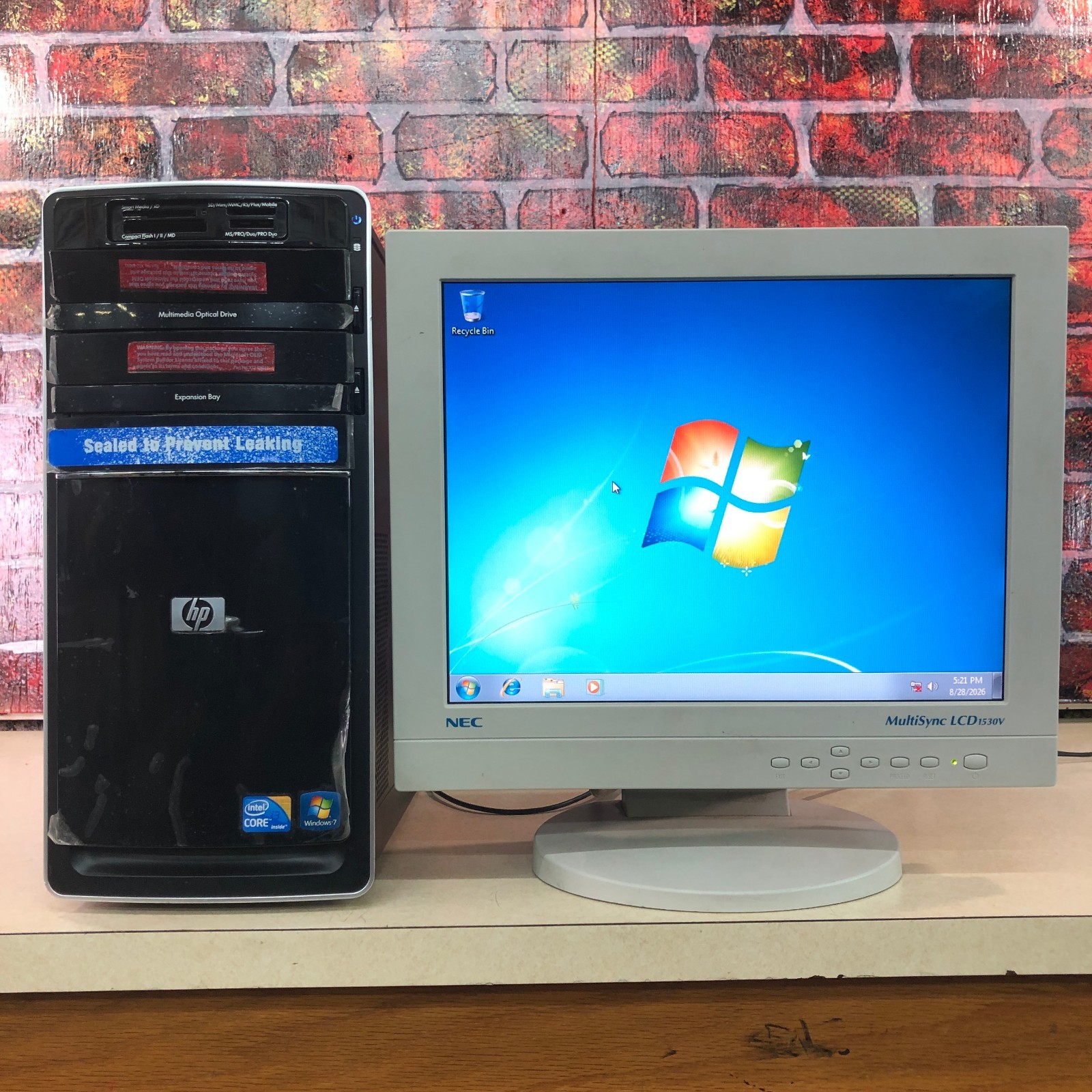 HP Pavilion Desktop PC Retro Gaming i3-550 3.2GHz 6GB RAM 1.5TB HD Windows 7 Pro