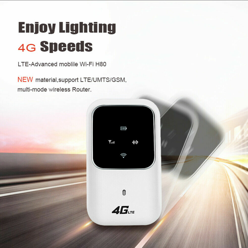 100Mbps Wireless 4G LTE Mobile Portable WiFi Router Modem Hotspot 2100mAh USA