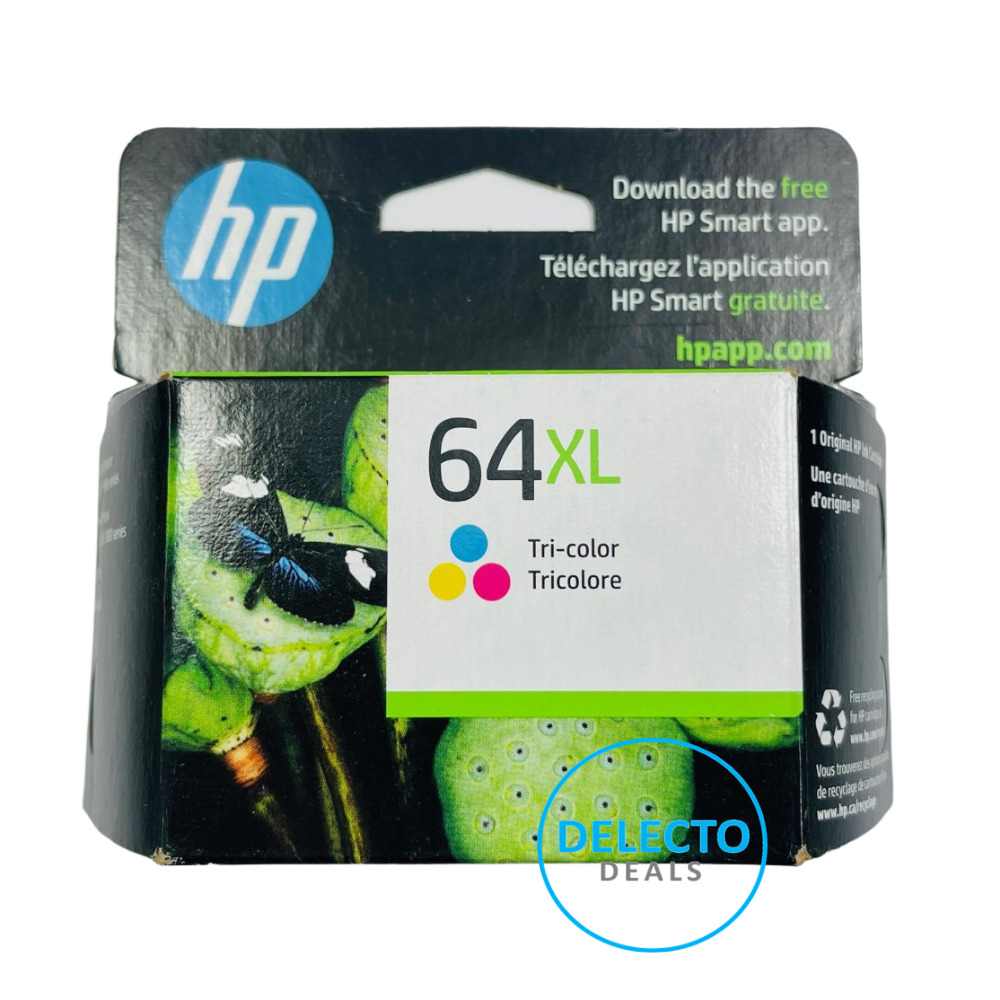 GENUINE HP 64XL Tri-color Ink  N9J91AN#140 ENVY 7155 7858 7864 SEALED BOX 2025