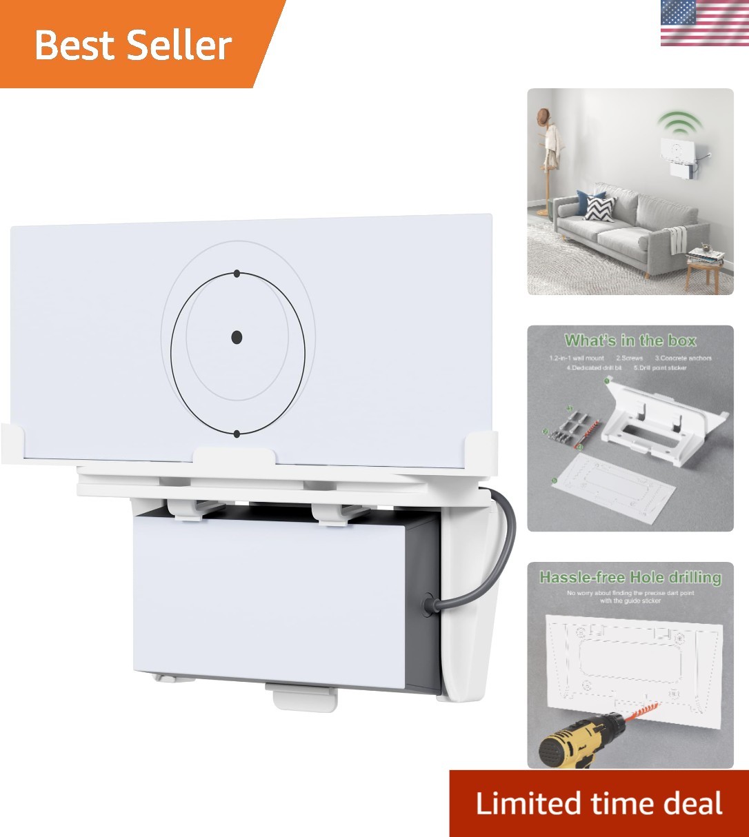 Compact Starlink Gen 3 Router Stand - Organize & Secure Your Setup with Style